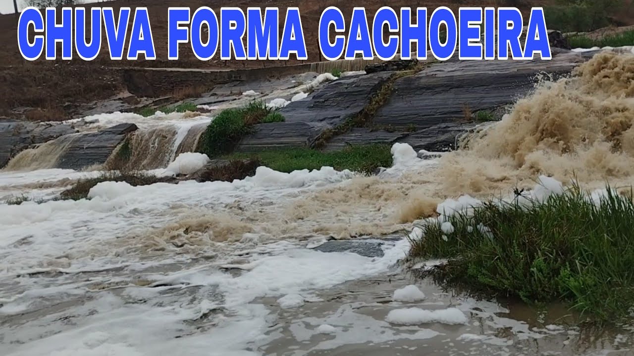 FORTE CHUVA FORMA CACHOEIRA NO INTERIOR 08.02.2025