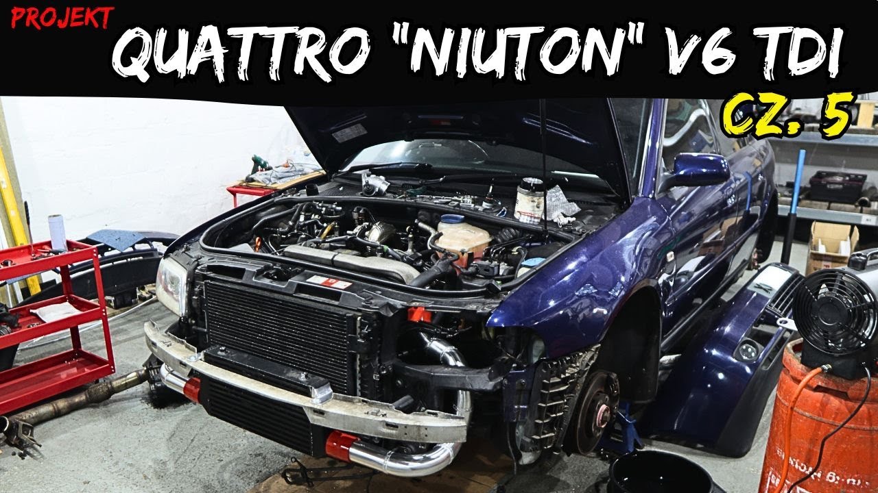 👉 Audi Quattro V6 TDI cz.5 - grucha , wytryski i takie tam ... a4 b5 2.5 tdi ...