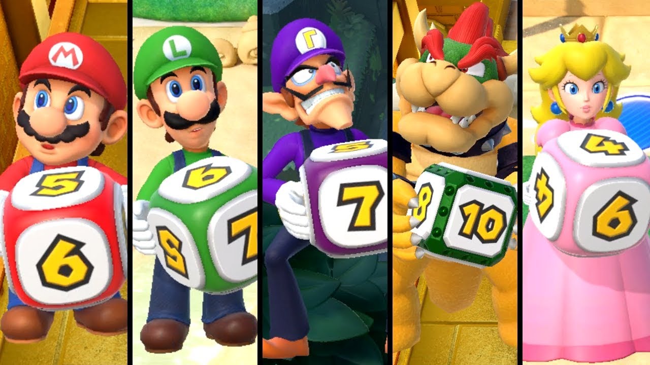 Super Mario Party: All Character Dice Blocks
