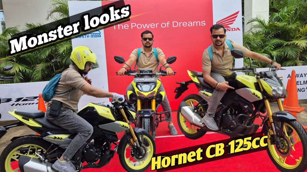 Honda Hornet CB 125cc Monster looks lucky draw me jeet li mene🎊 👌 