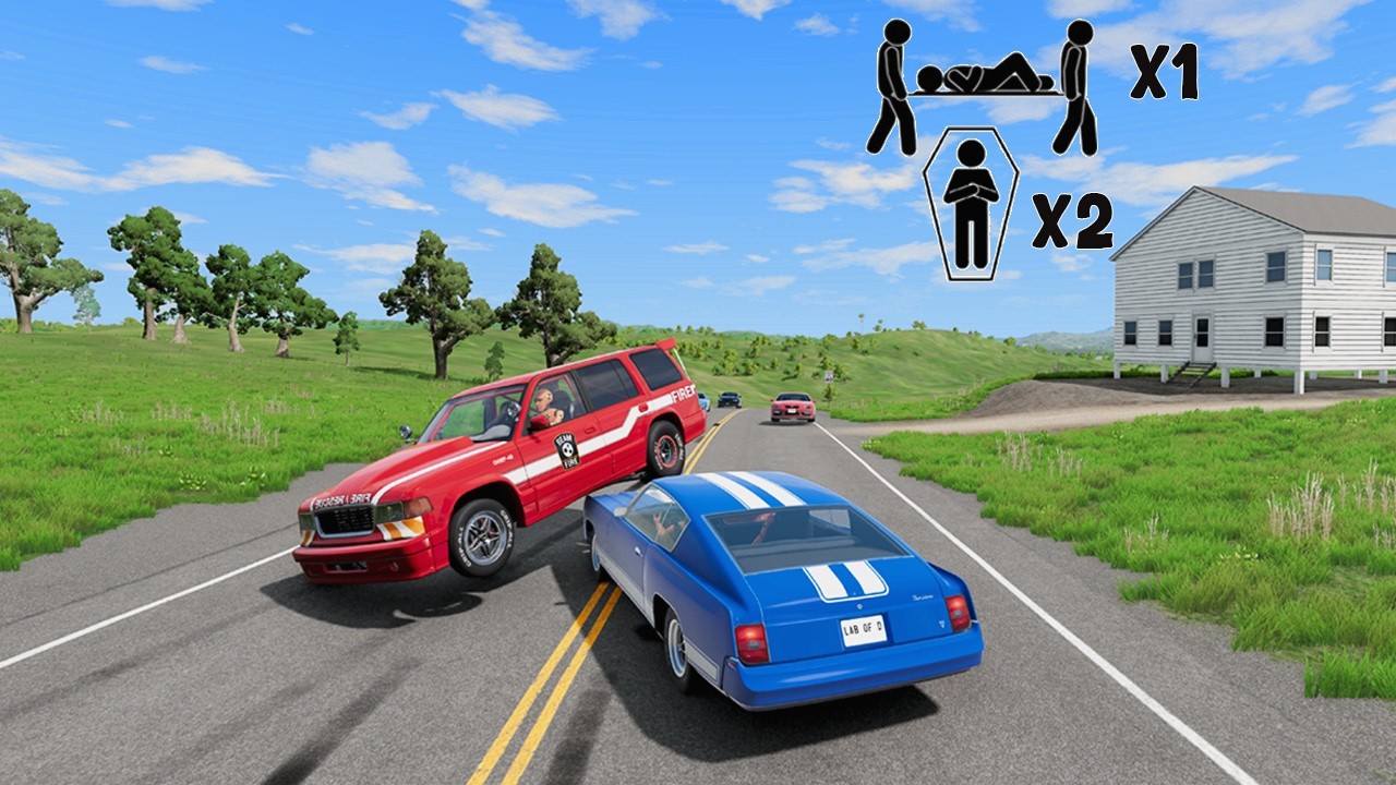Realistic High-Speed Car Crashes in BeamNG.drive | Ultra Detailed Crash Compilation! #05