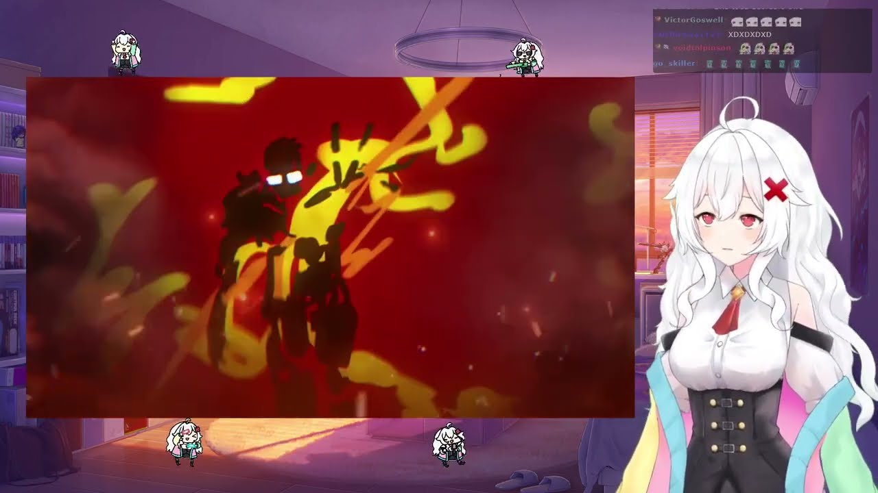 Erispheria reaccionando al opening del Beelceverso