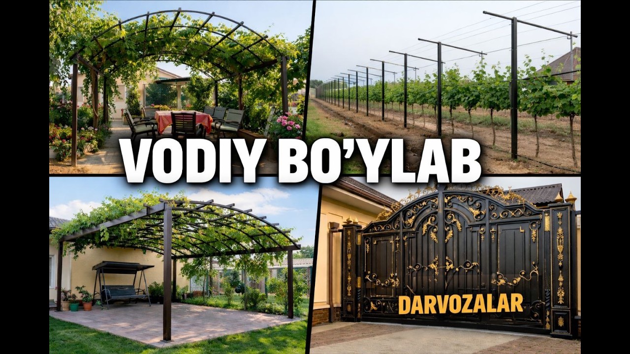 UZUM VALISH VODIY BOʻYLAB #darvozanarxlari #biznes #darvozalar #temir