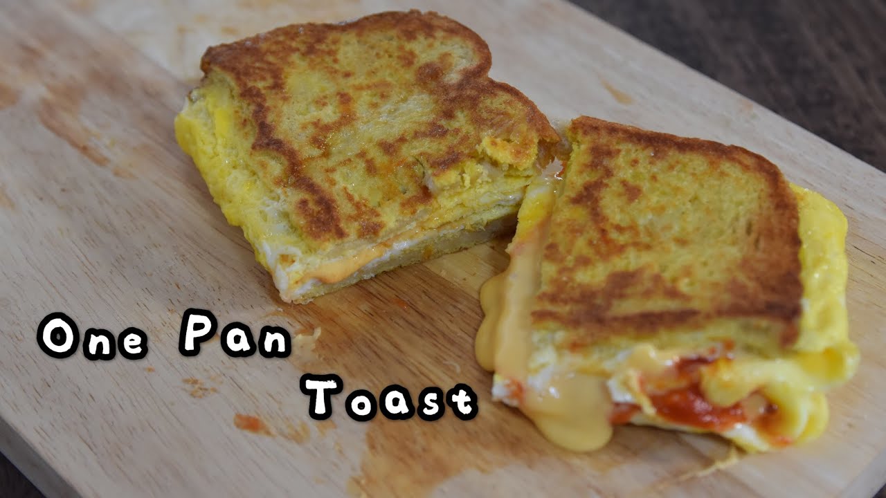 One pan toast|how to make one pan toast|recipe|网红土司