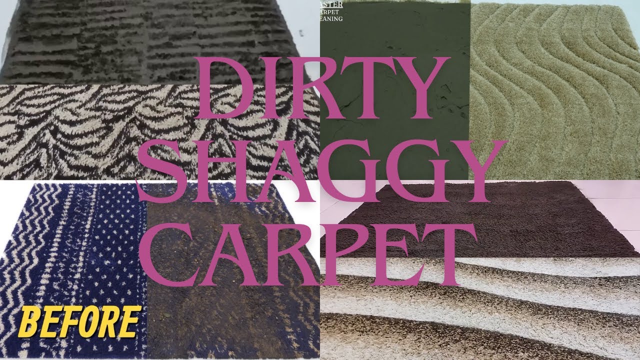 SCRAPING REALLY DIRTY SHAG CARPETS | SATISFYING