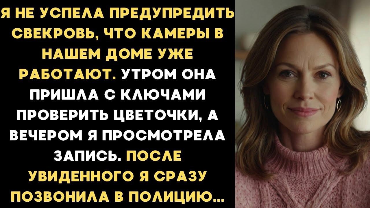 Я не успела предупредить свекровь, что камеры в нашем доме уже работают