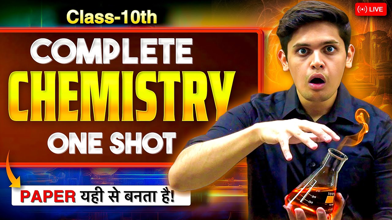 Class 10th Science - Complete Chemistry in One Shot🔥| Important Questions | Prashant Kirad