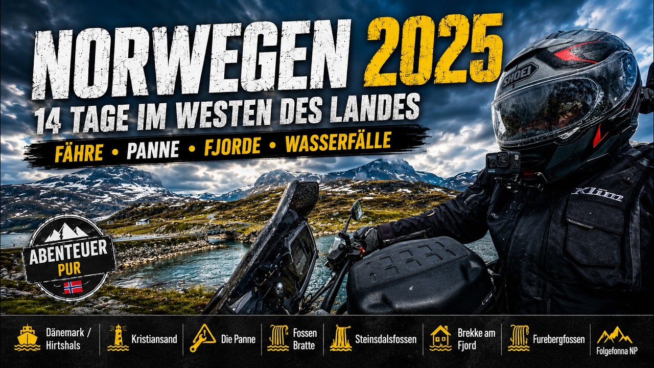 Norwegen 2025 – Fjorde, Küsten & pure Abenteuerlust auf dem Motorrad