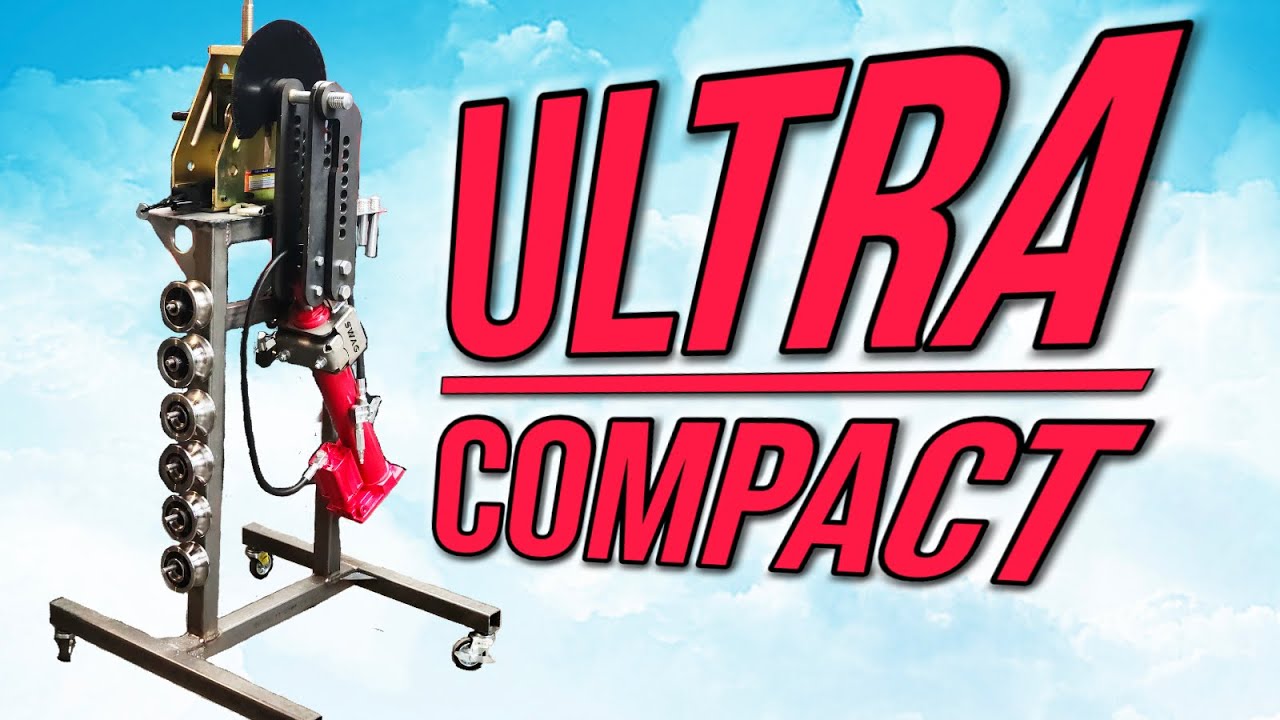 The ultimate COMPACT Tube Bender and Roller cart // Fabrication Videos