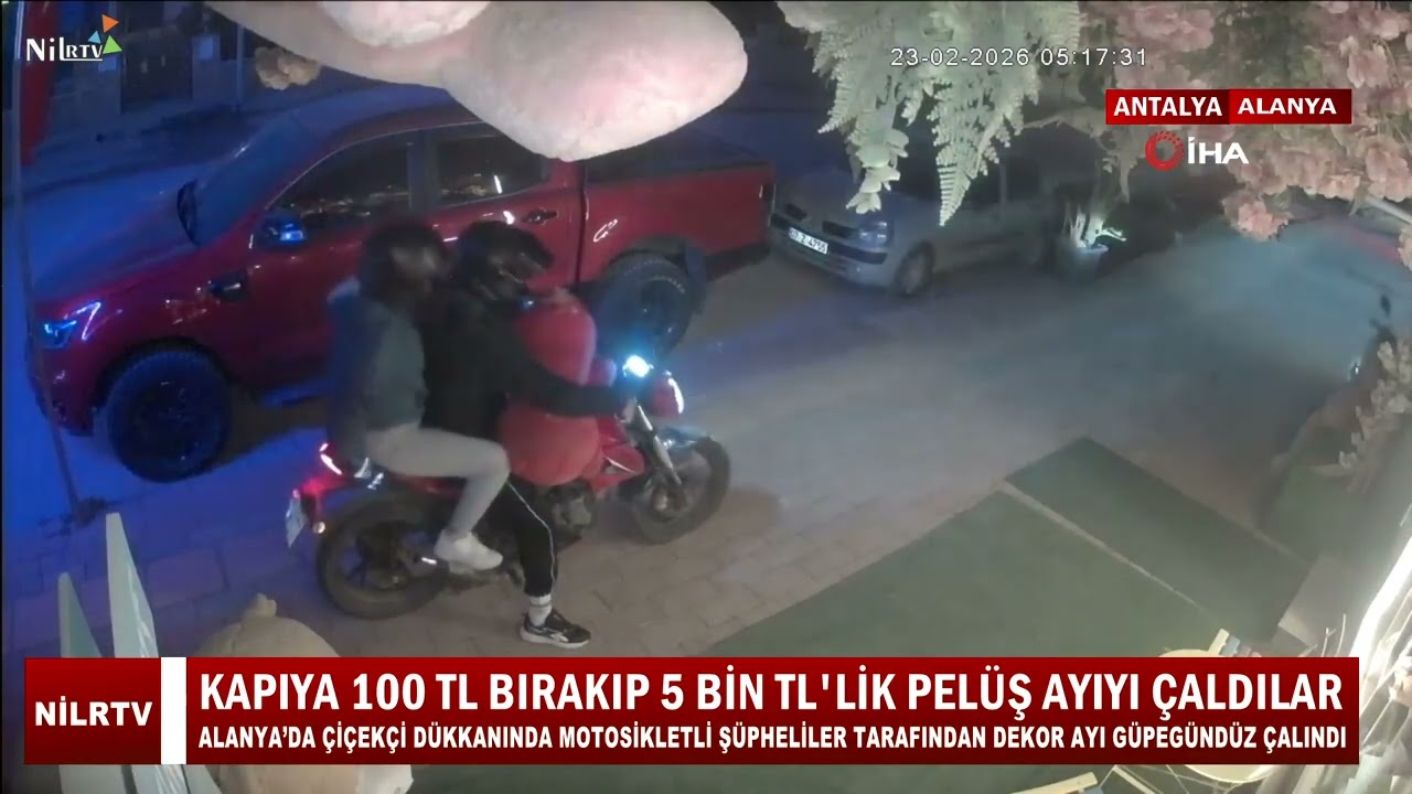 Kapıya 100 Tl Bırakıp 5 Bin Tl'lik Pelüş Ayıyı Çaldılar