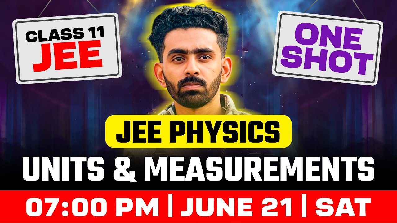 Plus One JEE | Physics | Units & Measuremnts | Oneshot | Exam Winner