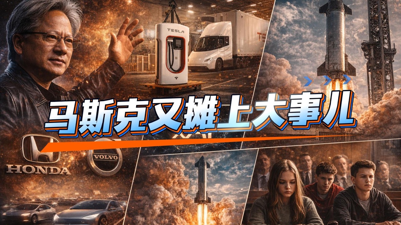 03/17｜V3充电柜终结｜英伟达冲击万亿营收｜xAI一边扩张一边被告#马斯克 #特斯拉 #spacexstarship #英伟达