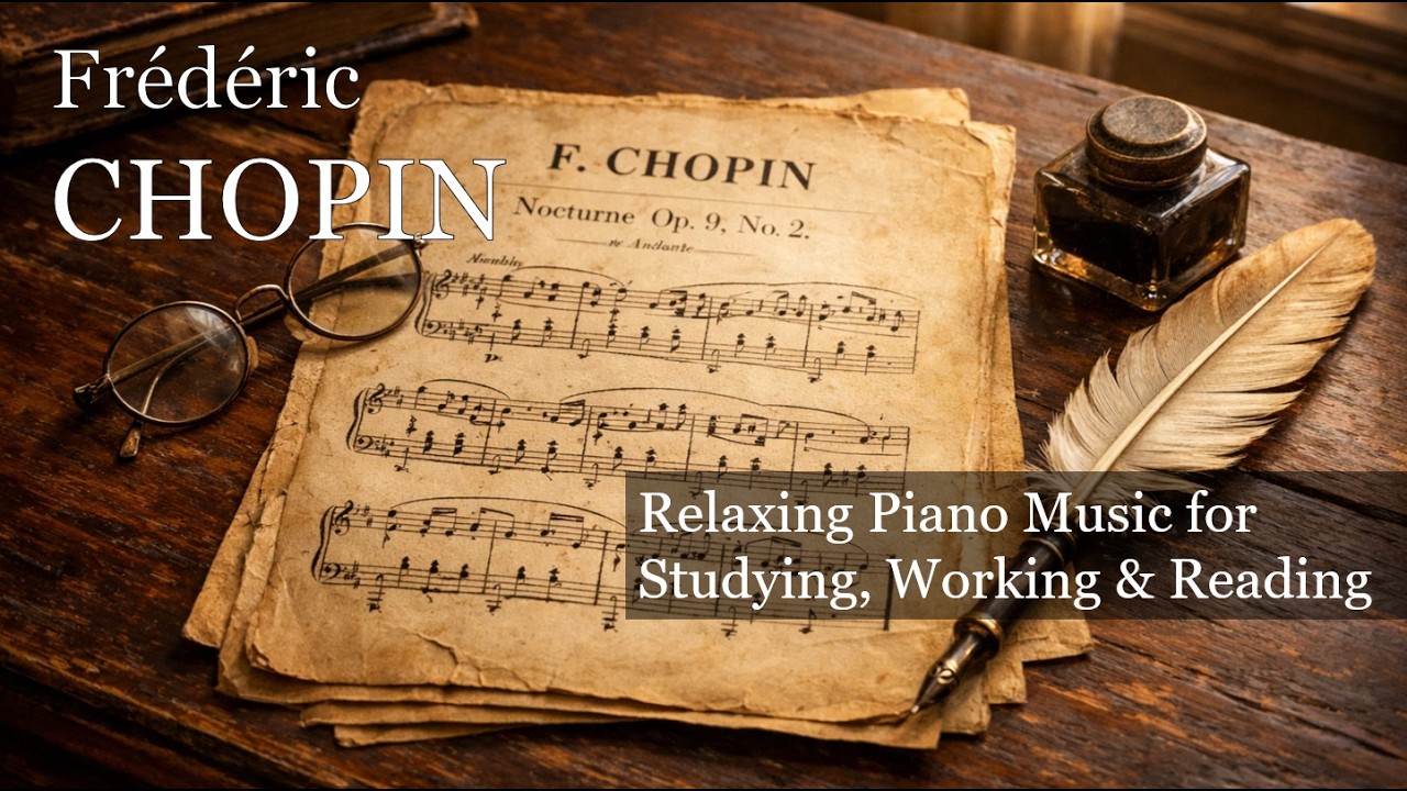 2 Hours of Chopin – Relaxing Piano Music for Studying, Working & Reading