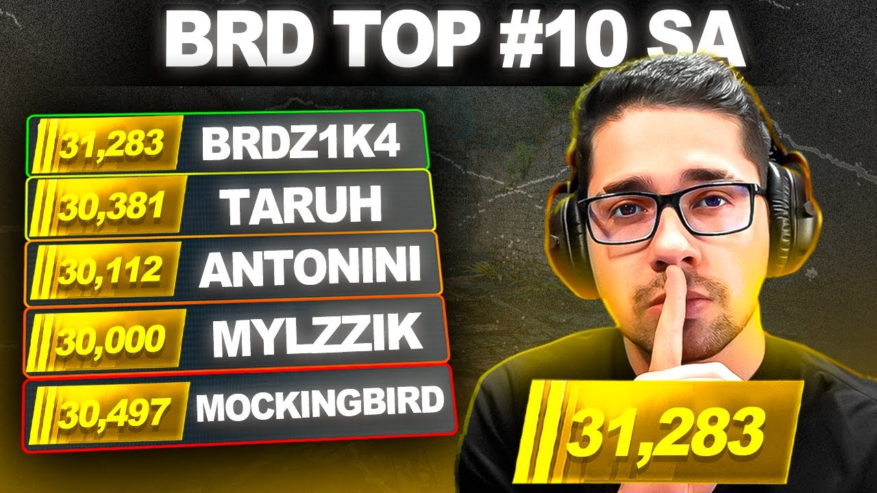 Fiz história... Uma LOBBY toda 30K no premier (BRD #TOP 10 SA)