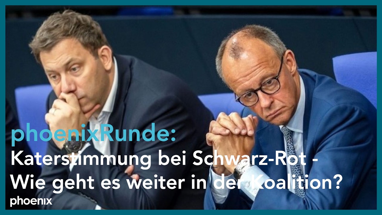 phoenixRunde: Katerstimmung bei Schwarz-Rot - Wie geht es weiter in der Koalition?