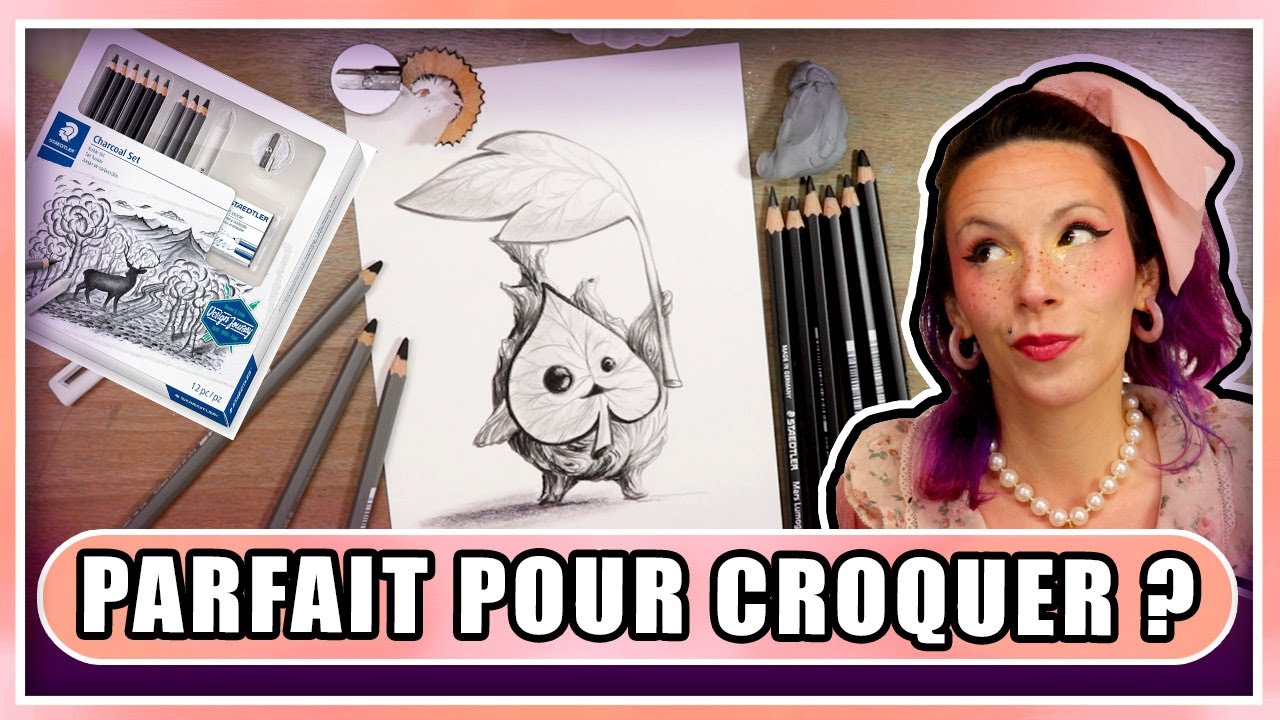 UN KIT DESSIN PAS CHER ET BON ? ⭐ I STAEDTLER I  Swatch et tests - Esquisse de Korogu - Zelda TOTK