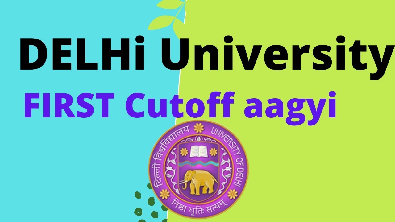 DU 1st Cutoff Release 2021 | Delhi University first cuttoff 2021