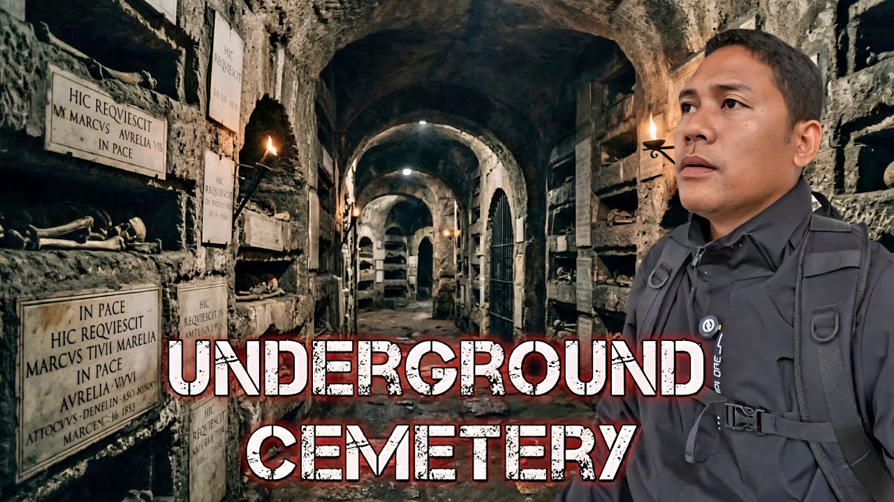 Pinasok ko ang UNDERGROUND CEMETERY na nabuo pa noong panahon ng ikalawang digmaang pandaigdig.