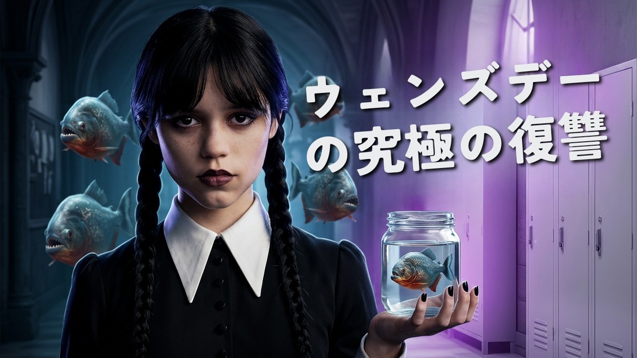 私のウェンズデーへの秘密の恋がバレた！💘😱 || 爆笑シーン集
