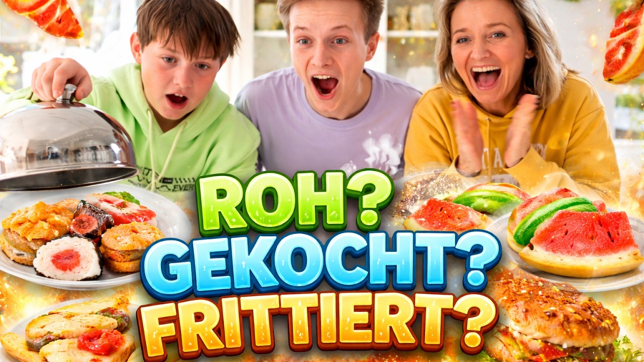 Wir essen ALLES roh, gekocht oder frittiert – manches ist einfach widerlich 🤢 TipTapTube UNCUT