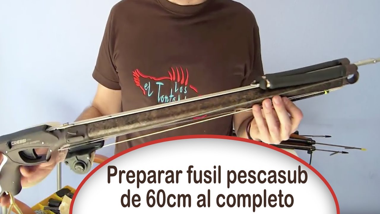 Eltontolosmeros - BRICOSUB/Preparar fusil 60 al completo para la pesca al agujero