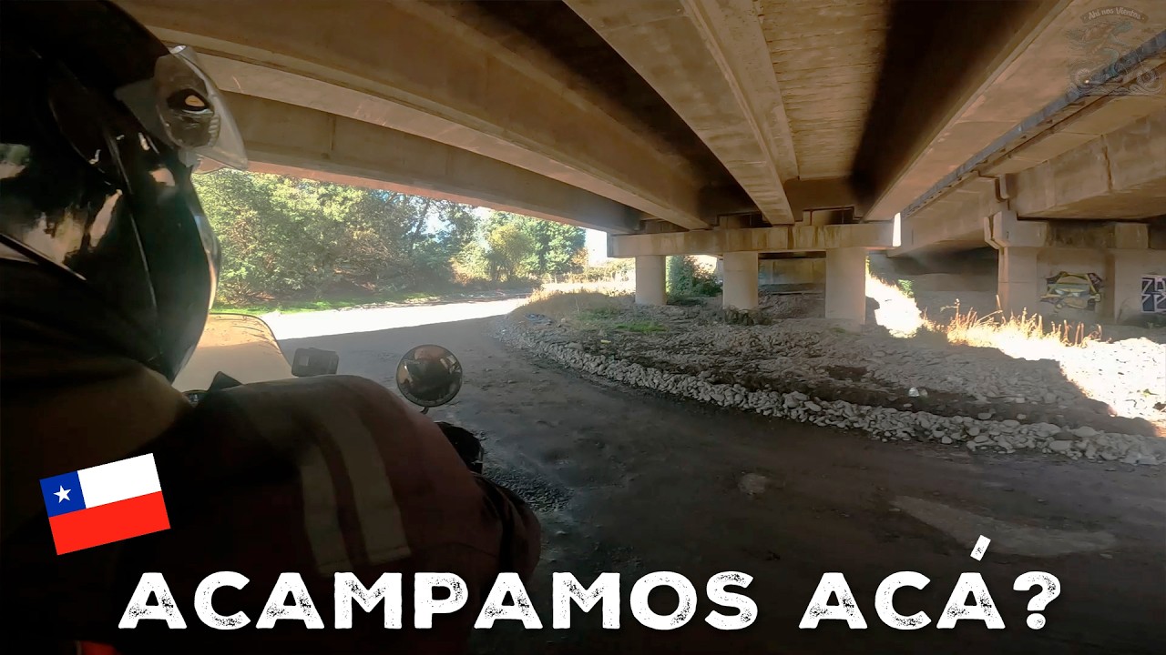 NO debimos ACAMPAR en ESTE LUGAR en CHILE |  de Colombia a Ushuaia en moto (S02/CAP20)