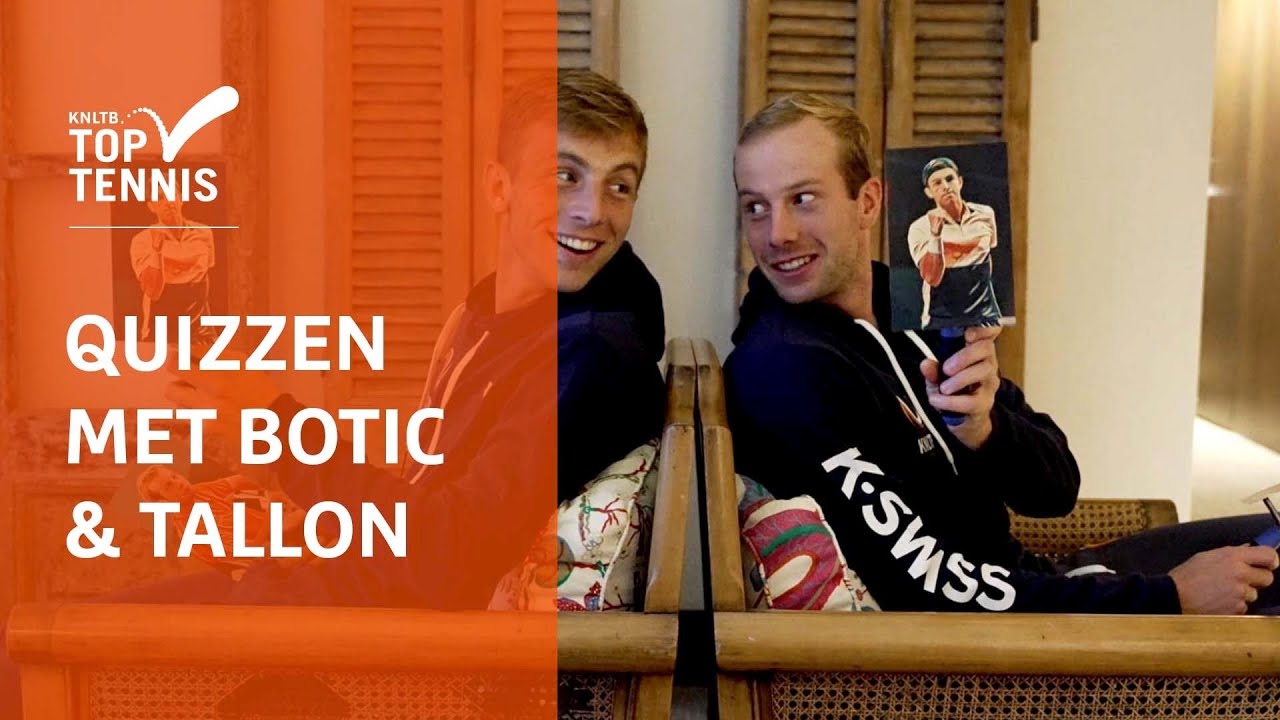 Hoe goed kennen Botic van de Zandschulp en Tallon Griekspoor elkaar? (Quiz Dubbelspel) | KNLTB