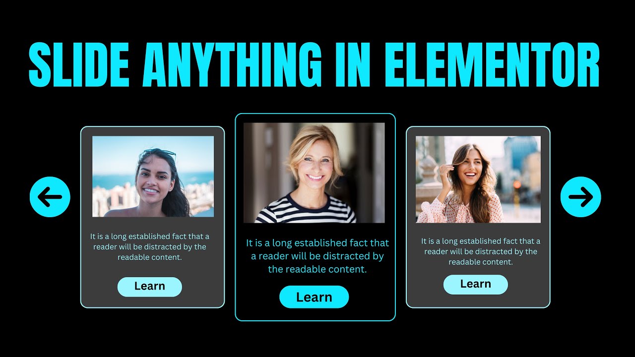 Slide Anything In Elementor For FREE | Elementor Slider | WordPress Slider