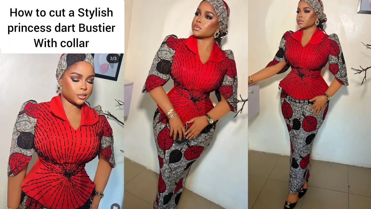 КАК СКРОЙТЕ СТИЛЬНУЮ БЛУЗКУ «ПРИНЦЕССА» С ВОРОТНИКОМ