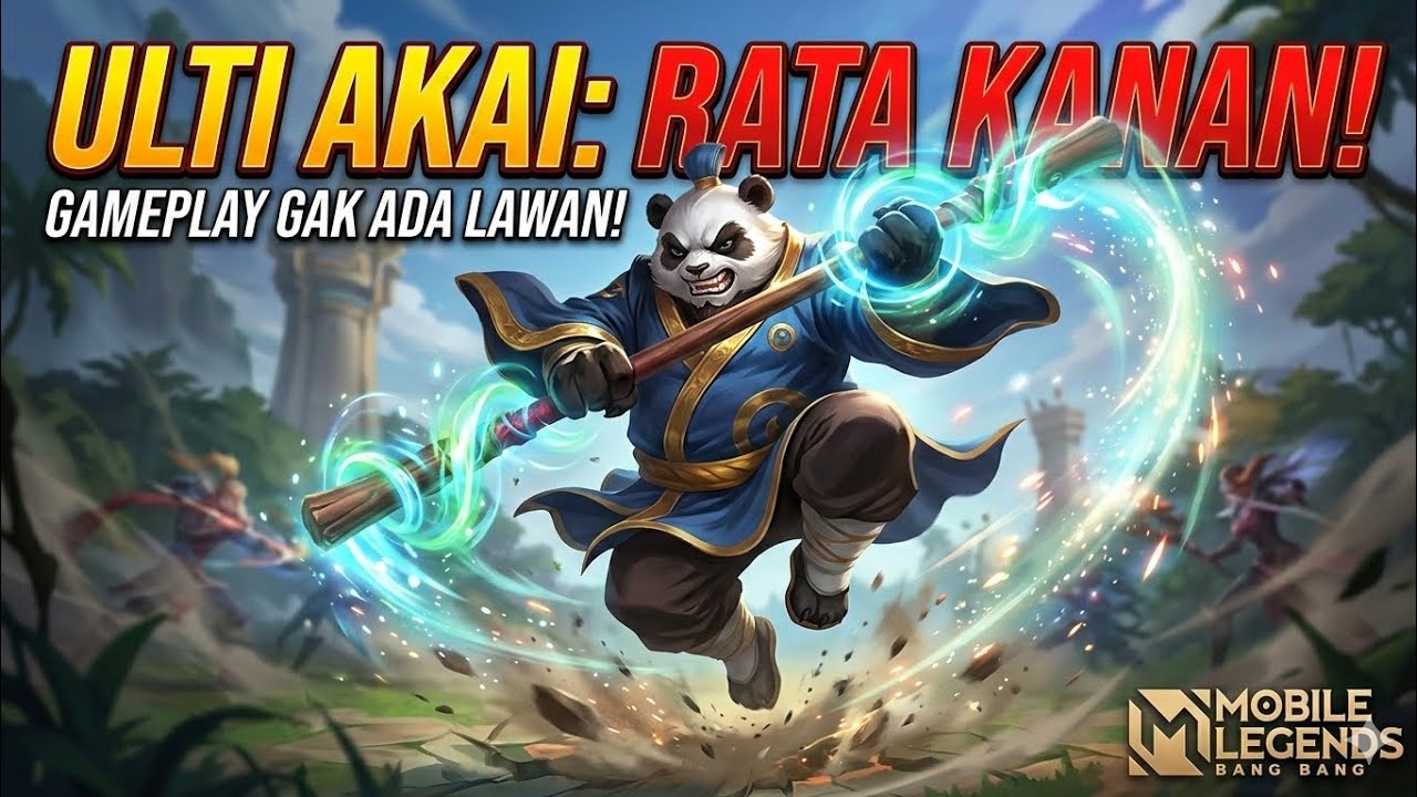 Gameplay Akai Roam/Tank yang Bikin Formasi Musuh Kocar-Kacir