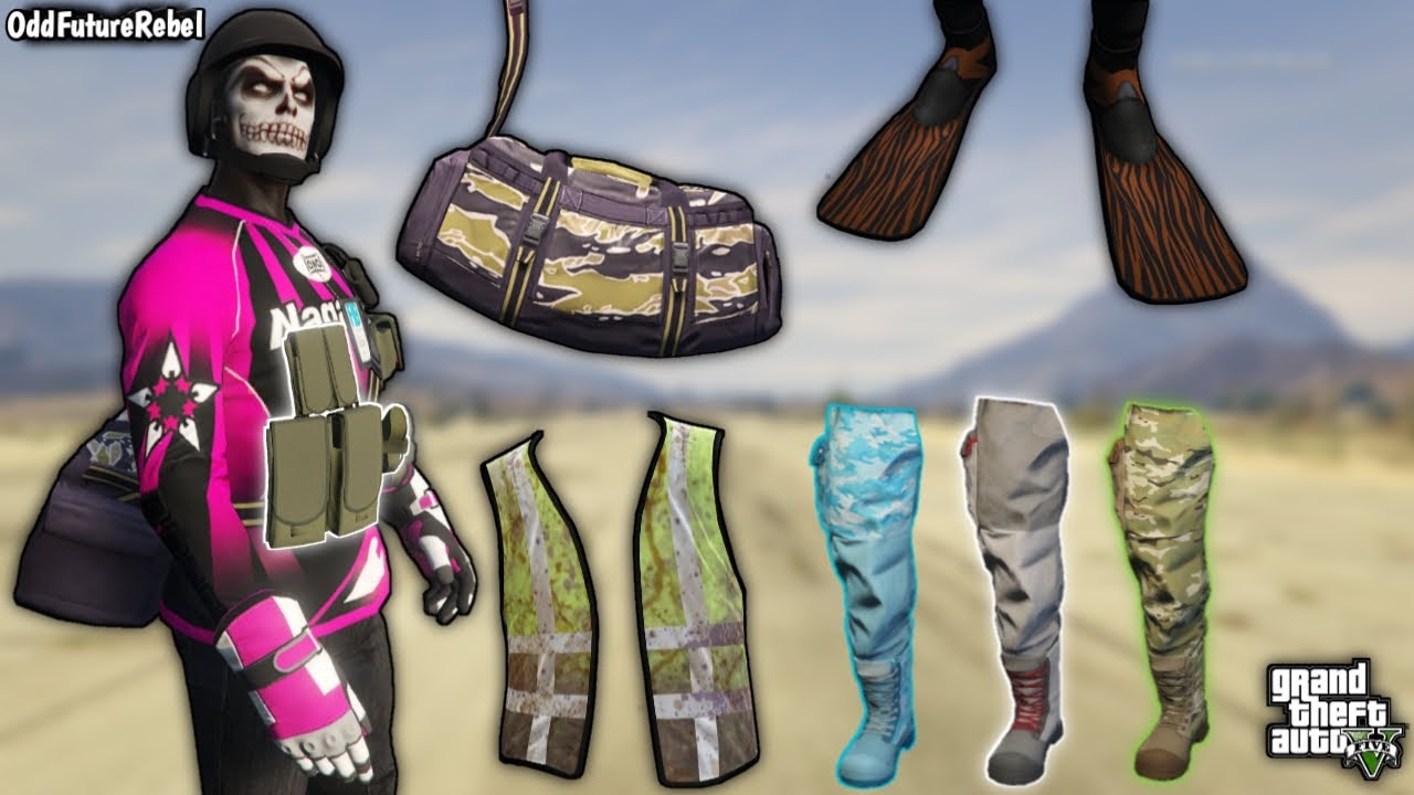 TOP 5 EASY *SOLO* CLOTHING GLITCHES ALL IN 1 VIDEO - GTA 5 ONLINE