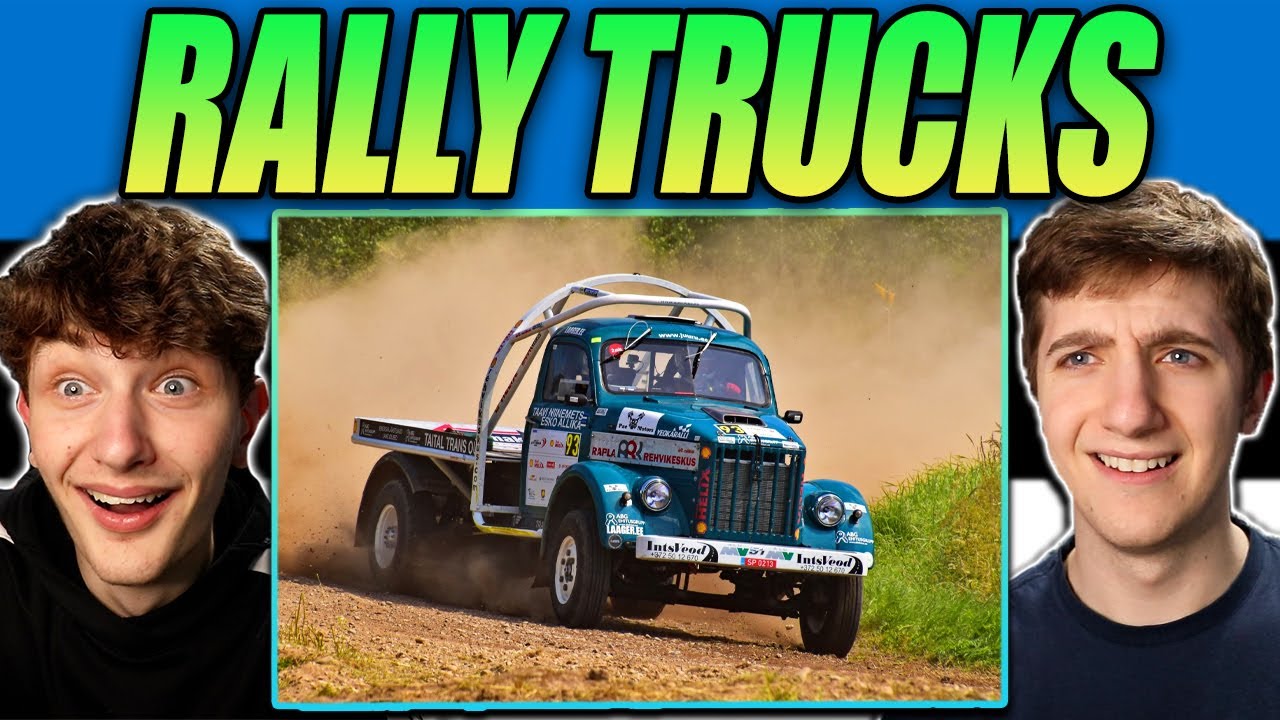 Americans React to Estonian Rally Trucks!