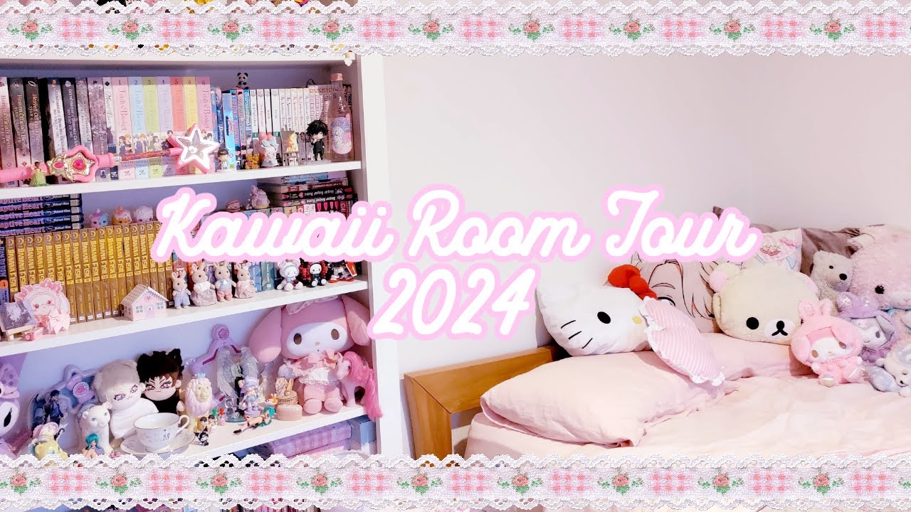 Kawaii Room Tour 2024  ₊‧°𐐪♡𐑂°‧₊ kawaii, lolita, anime room