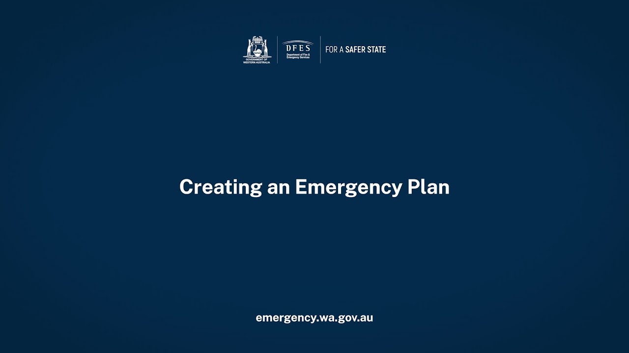 Creating an Emergency Plan