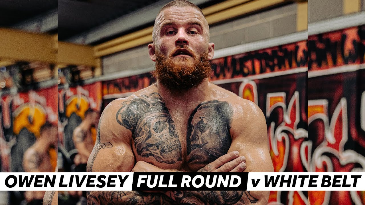 BJJ Sparring | Owen Livesey v White Belt | Full Round