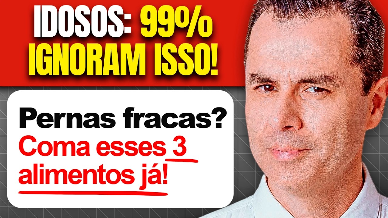 ⚠️ Pernas Fracas aos 50+? COMA ISSO e VEJA a DIFERENÇA!