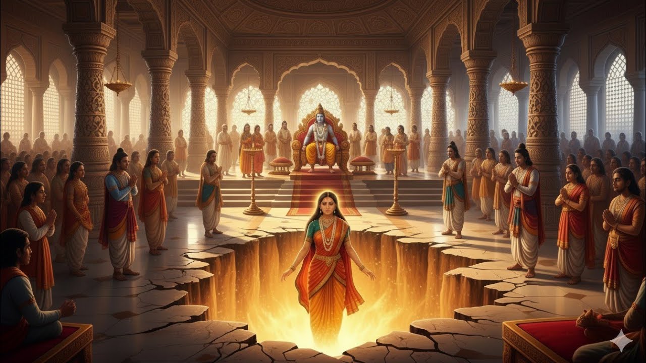 माता सीता का धरती में समाना | Ramayan का सबसे भावुक प्रसंग | Sita Samadhi Full Katha Part 1