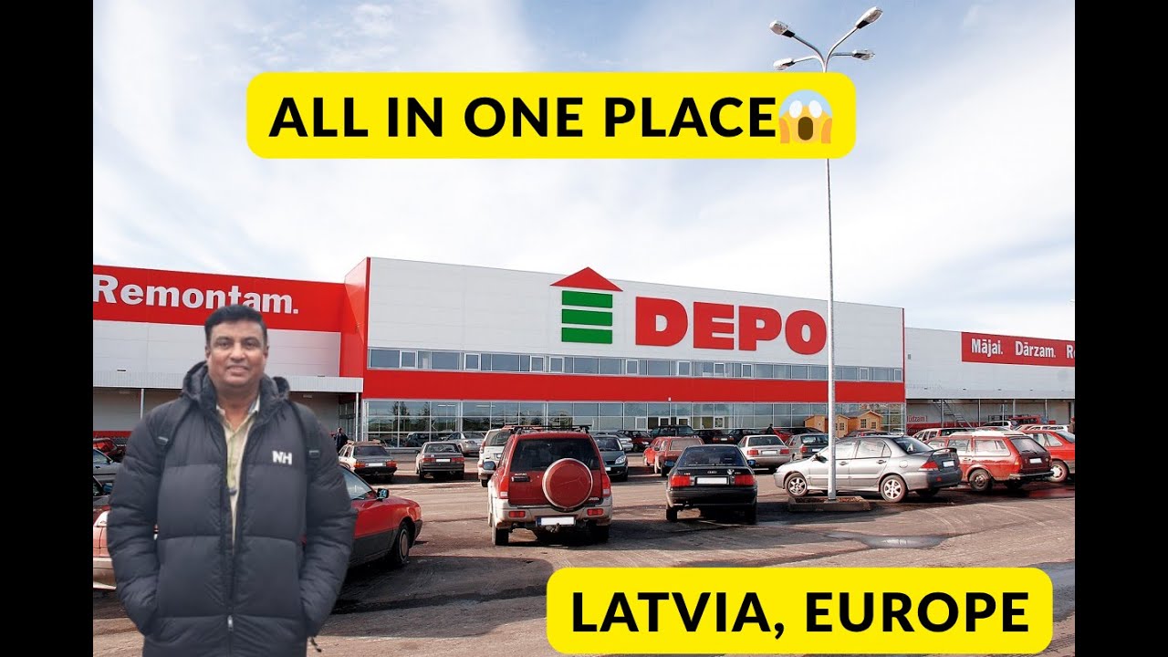 Biggest Store in Daugavpils 😱😱 | Depo | Latvia, Europe