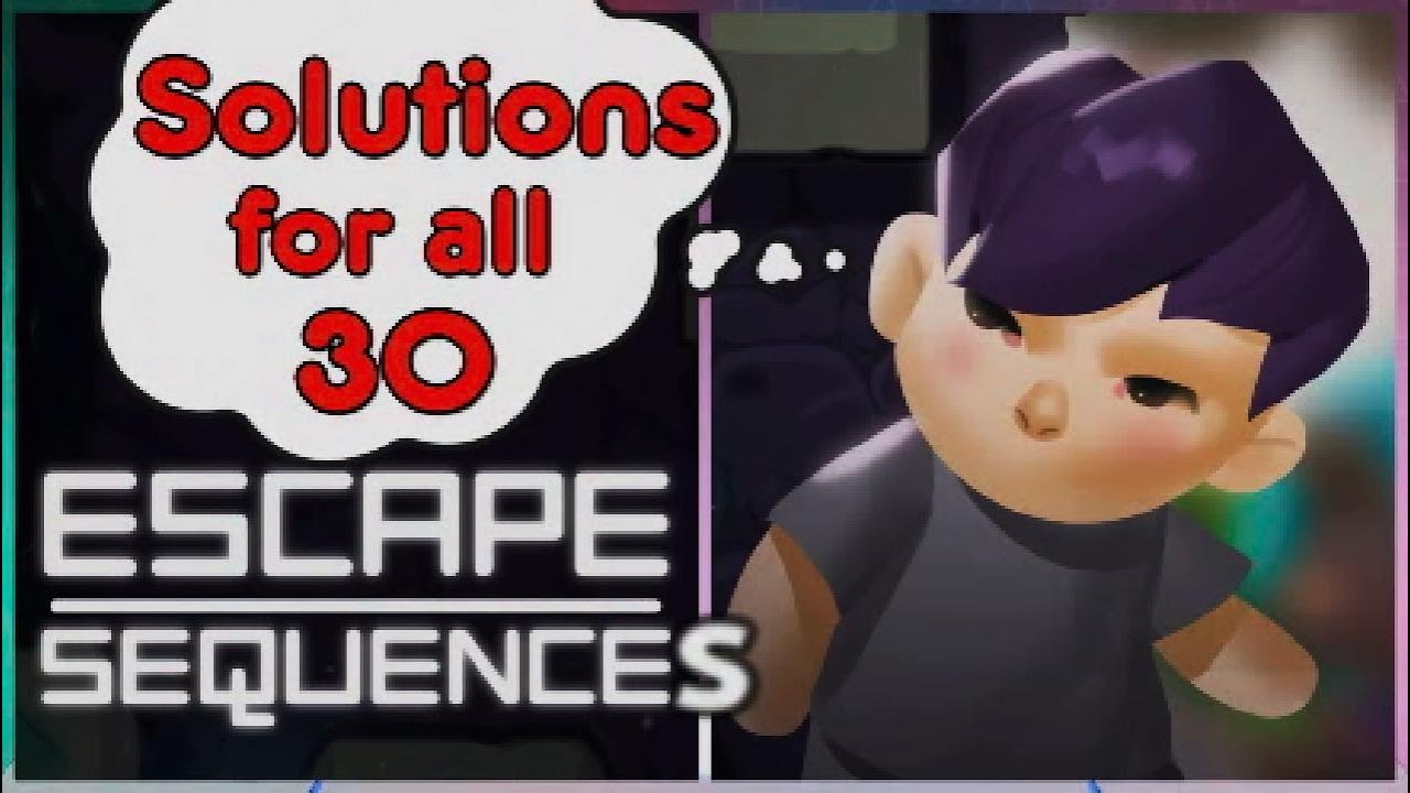 Escape Sequence, Platinum Trophy Walkthrough, Solutions for all 30 Levels