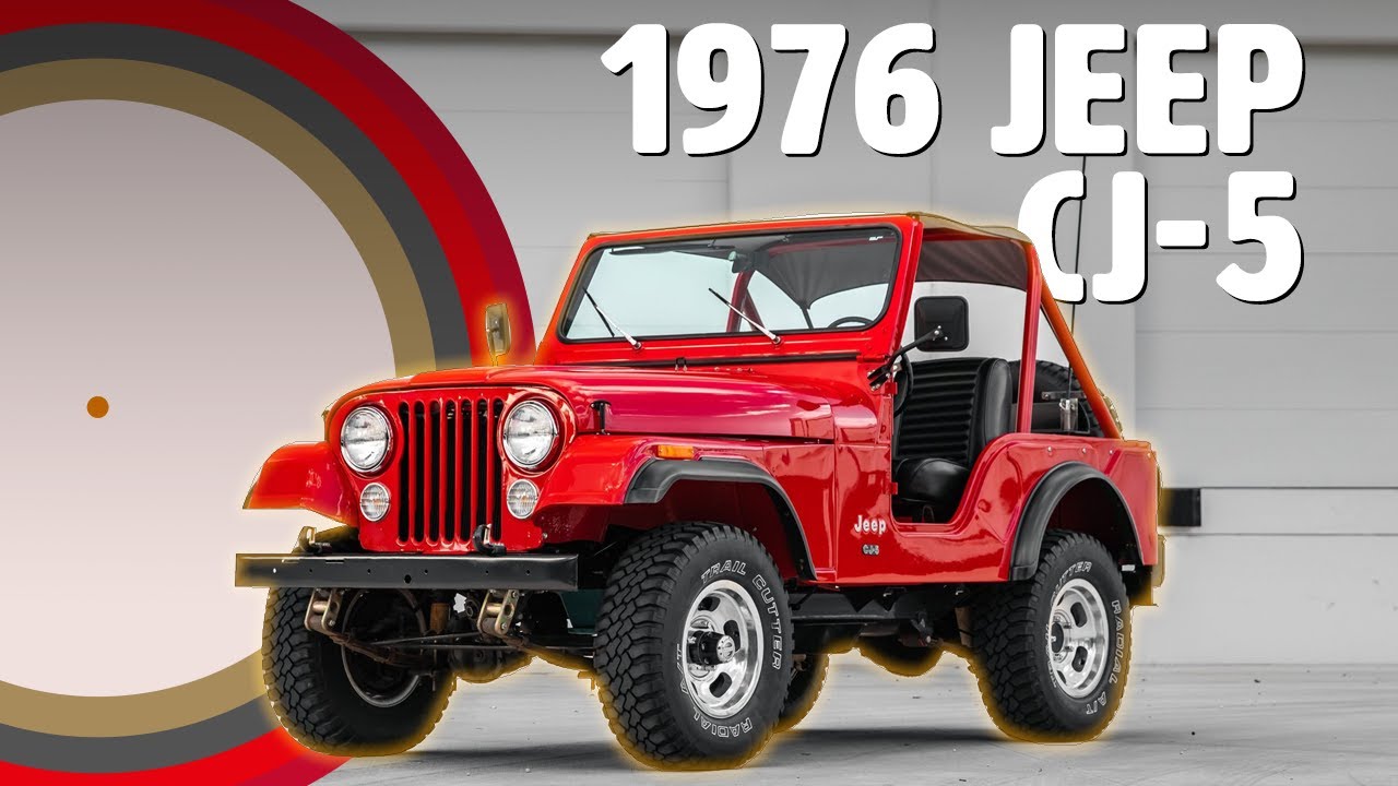 Jeep CJ-5 1976 года, великолепно отреставрированный, «Флора» | СЕРИАЛ ОБЗОРОВ [4k]