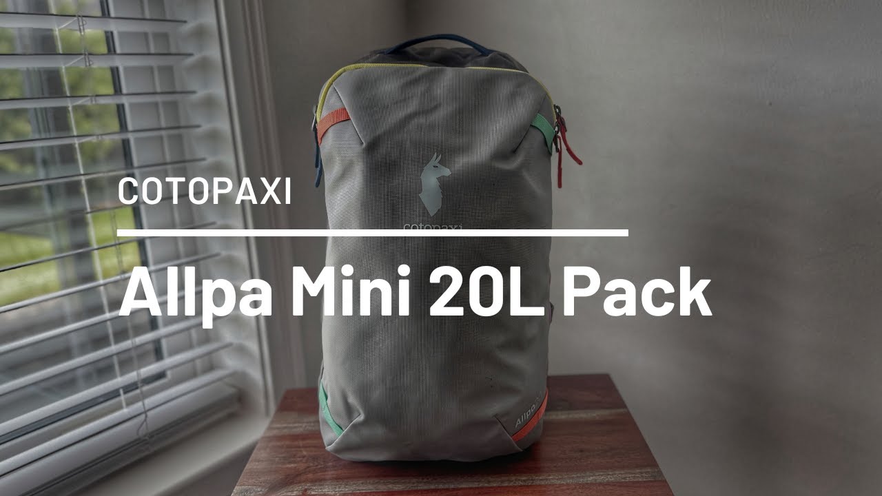 Cotopaxi Allpa Mini 20L Travel Pack - Minimalist Personal Item Backpack!