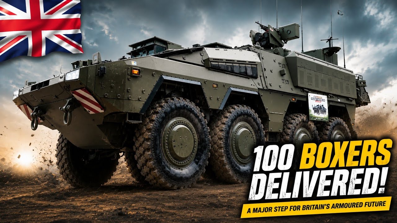 UK Delivers 100th Boxer Armoured Vehicle | Rolls Royce Powers Britain&rsquo;s Military Comeback