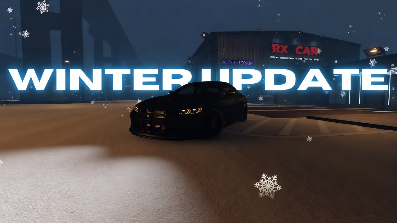 WINTER UPDATE IS HERE + NEW BMW M4 !! - Roblox Midnight Chasers