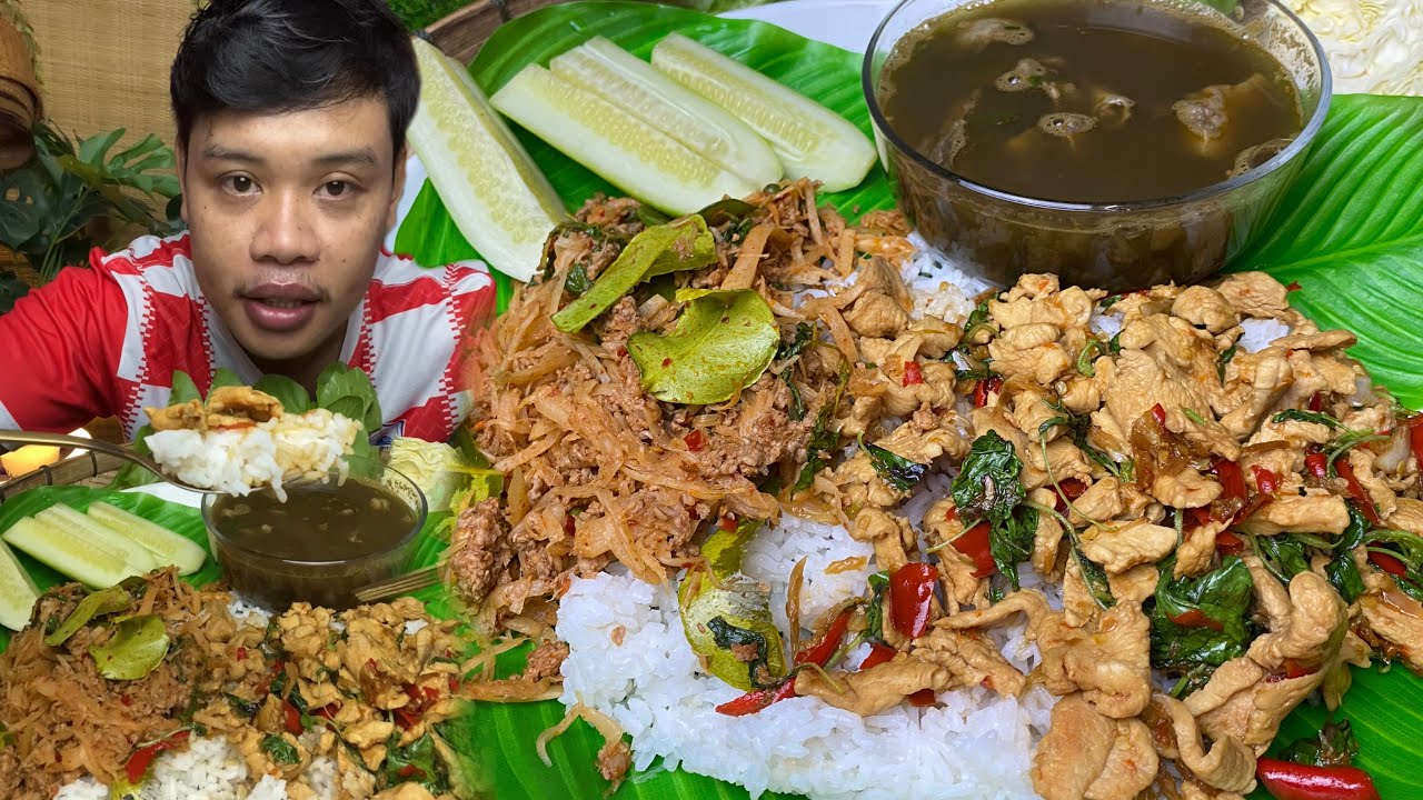 กับข้าวบ้านๆหลากหลายเมนูแซ่บๆ#อ๋องแอ๋งฮั่นแน้ว 