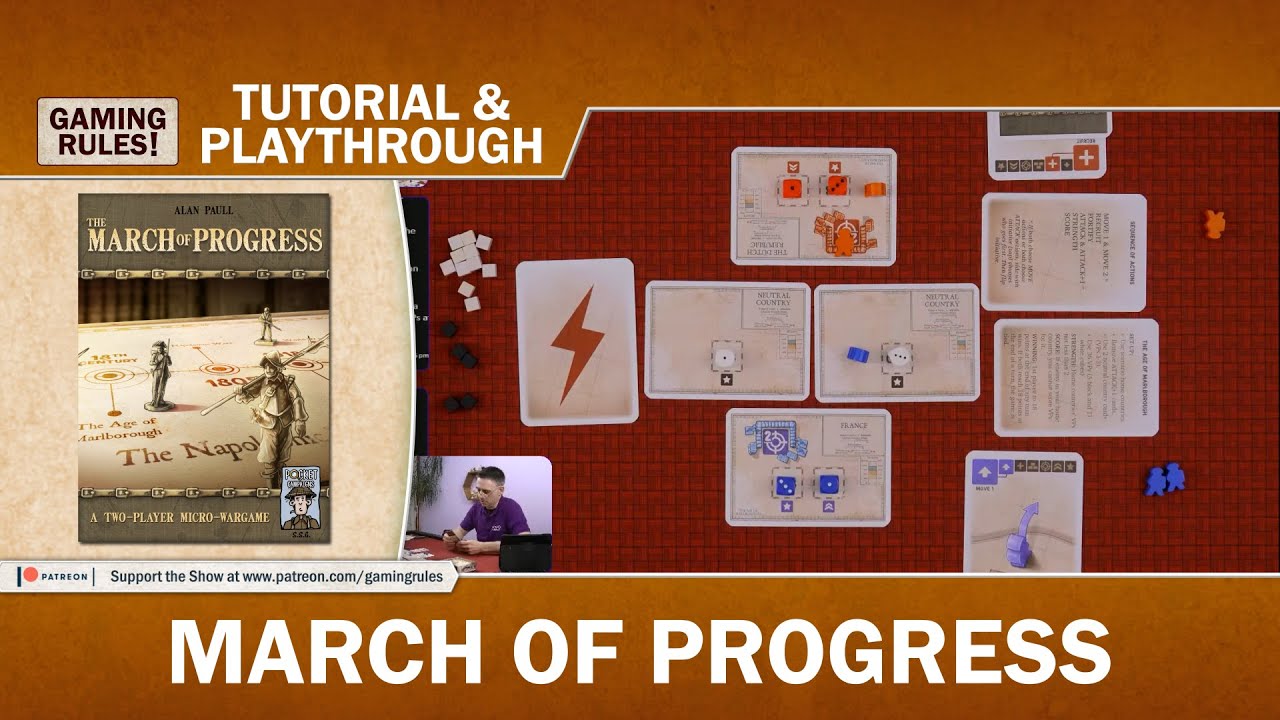 March of Progress: Tutorial and Playthrough