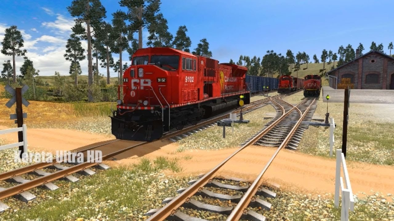 3 Trains In Cross