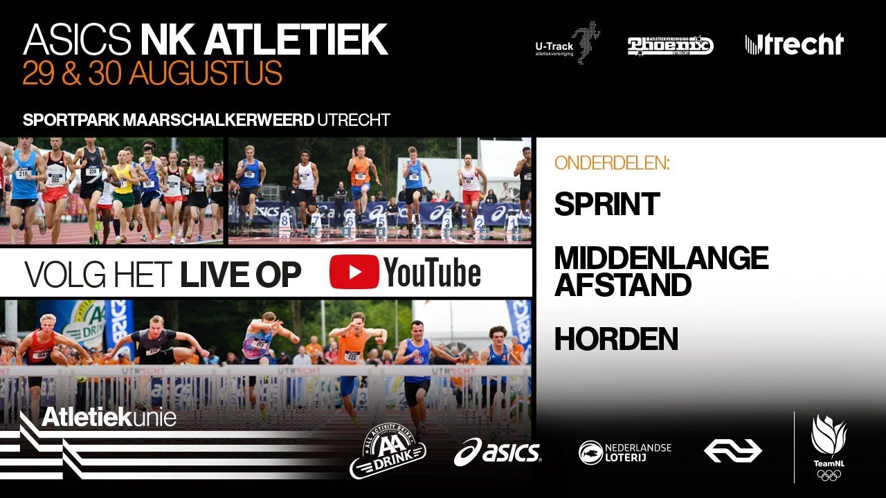 Asics NK Atletiek 2020 - Lopen - 30 augustus