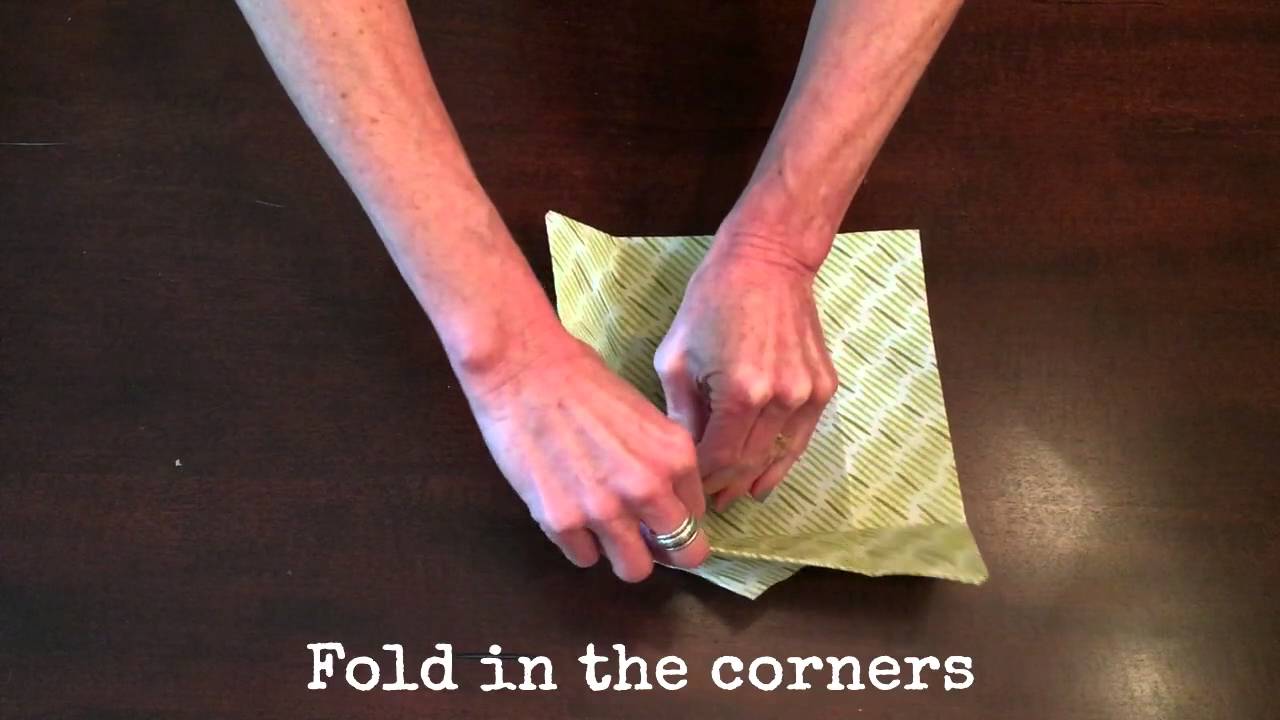 Wrapigami:  Beeswax Wrap Sectioned Bowl Tutorial
