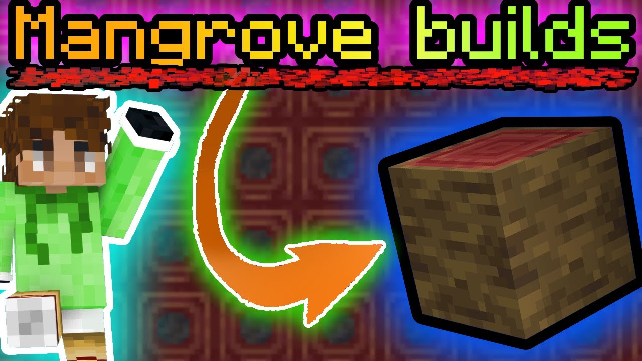 Манговая древесина: идеи построек в Minecraft 1.19 = Постройки из мангрового дерева!