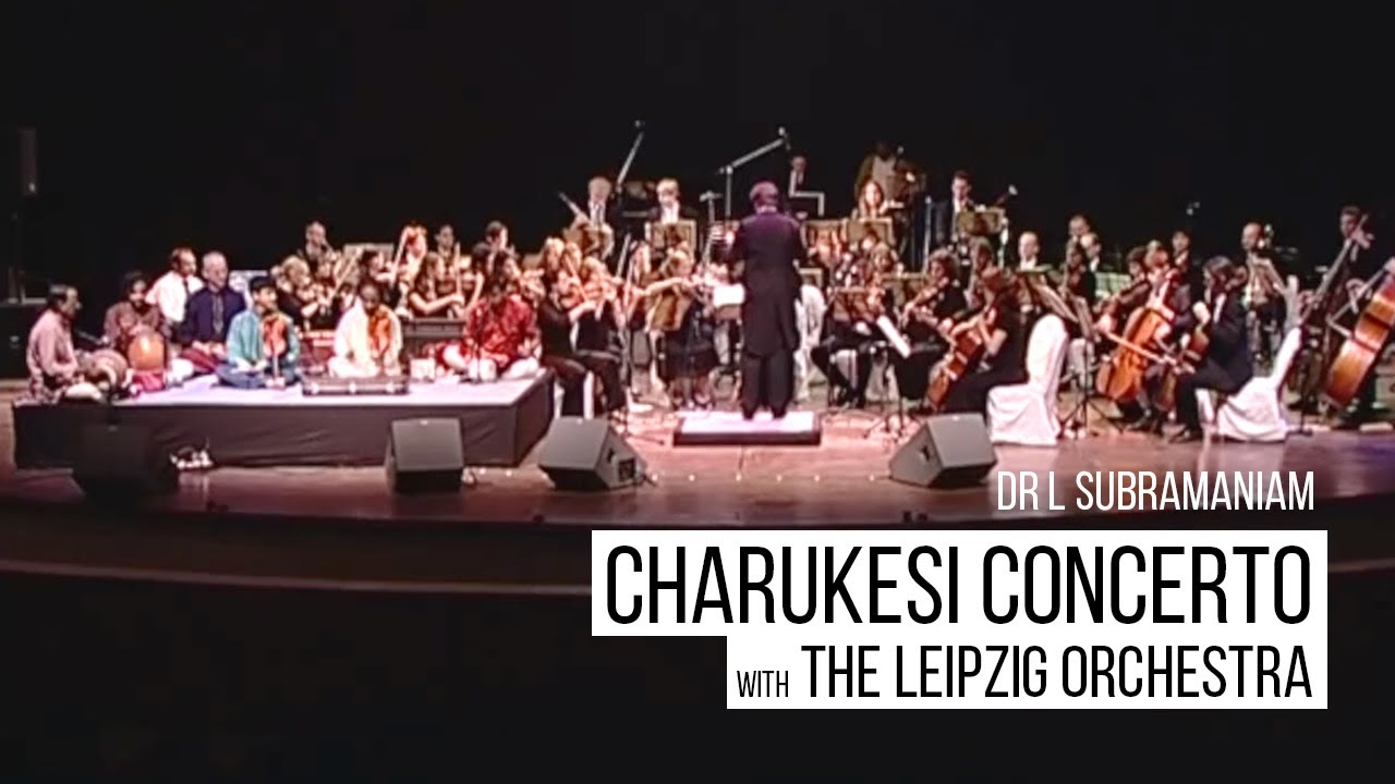 Shantipriya Concerto Movement 1 | The Leipzig Philharmonic Orchestra | Dr L Subramaniam + Ambi.S